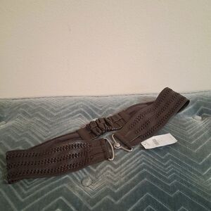 NWT J.Jill Genuine Leather Bark Brown Belt Large